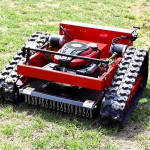 Tondeuse à gazon robotisée chinoise nouvelle conception, autopropulsée, sur chenilles, 225cc, essence, télécommande automatique - Product Image 3