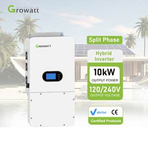 Inversor híbrido <span class=keywords><strong>Growatt</strong></span> 48V 120/240V 10 <span class=keywords><strong>Kw</strong></span> Inversor de fase dividida todo en uno Listo para comprar - Product Image 1