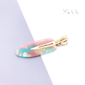 Xinmei ที่หนีบผมอะซิเตทแบบไม่โค้งงอไม่มีรอยพับผมแบบไร้รอยต่อพร้อมโลโก้ - Product Image 3