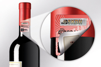 Étiquette NFC 13,56 MHz anti-contrefaçon NTAG424 DNA, étiquette de sécurité RFID inviolable pour la protection de la marque des bouteilles de vin
