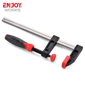 50mm Throat Inch DIN F <span class=keywords><strong>Clamp</strong></span> alat tukang kayu dengan pegangan plastik A3 baja 300mm Max Buka - Product Image 1