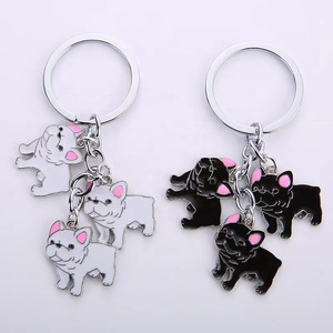 Porte-clés en alliage en gros, inspiré des célébrités d'<span class=keywords><strong>Internet</strong></span>, accessoires pour animaux de compagnie, impression typographique, porte-clés souvenir - Product Image 4