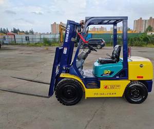 Used Komatsu Diesel Forklift FD30 2.5/3 Ton 2024 100% Original Japan Hydraulic <b>Side</b> Shifter Solid Tire - Product Image 6
