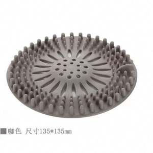 K2110 Bouchon de vidange en silicone pour lavabo, filtre anti-cheveux pour salle de bain, douche, cuisine et toilettes - Product Image 6