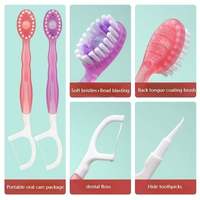 desechable mini aliento fresco portátil individual hogar adulto bolsa hilo dental cepillo perlas explosivas