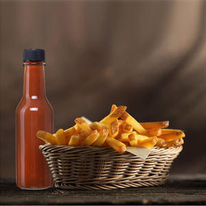 Ventas calientes 90 <span class=keywords><strong>ml</strong></span> 150 <span class=keywords><strong>ml</strong></span> 350 <span class=keywords><strong>ml</strong></span> Salsa Tomate Ketchup Salsa caliente Botella de vidrio 5 oz Bbq Chilli Woozy Food Botella de vidrio con tapa - Product Image 5