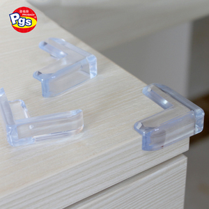 PRODIGY CP01 Clear L Shape Plastic Baby Safety Table <b>Corner</b> Guard Protector for Baby - Product Image 1
