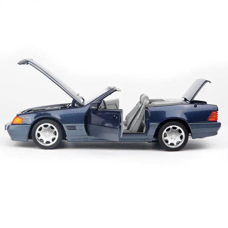 Norev Diecast Car Model 1:18 1999 SL500 Convertible Alloy Metal Cars for Collection