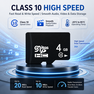 Carte mémoire SD en gros, carte TF 4 Go Classe 10, compatible avec les lecteurs MP3 MP4, les équipements audio, les téléphones et plus encore. - Product Image 3