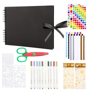Vente chaude scrapbooking bricolage <span class=keywords><strong>album</strong></span> de famille <span class=keywords><strong>scrapbook</strong></span> ensembles de graffiti carte noire page intérieure collection <span class=keywords><strong>album</strong></span> souvenir - Product Image 1