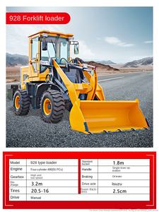 Miniexcavadora Pequeña con Tracción en las Cuatro Ruedas para Agricultura, Construcción, Limpieza de Estiércol y Proyectos Agrícolas - Product Image 6