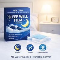 Film buccal à dissolution rapide personnalisé OEM/ODM pour un sommeil réparateur, bandes à dissolution orale, emballage de films pour un sommeil réparateur pour adultes