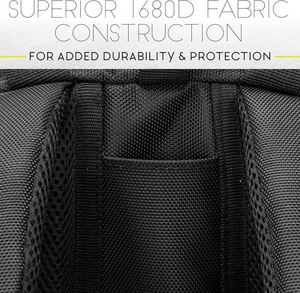 Muestra Gratis, Mochila Deportiva Impermeable de Poliéster Negro Personalizada de 30-40L, con Compartimento para Zapatos, para Pickleball - Product Image 4
