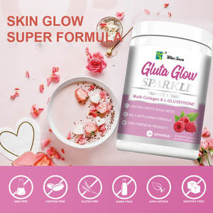 Gluta Glow Sparkle <span class=keywords><strong>Multi</strong></span> colágeno en polvo L-glutatión vitamina C biotina fortalece las uñas y el cabello - Product Image 4