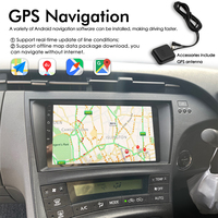 Radio para Auto Android 13 para Toyota Prius XW30 2009-2015, Reproductor Multimedia de Video, Navegación GPS, Carplay, Pantalla Táctil, DSP, Estéreo para Auto