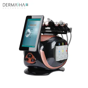 Dermasha Hàn Quốc AQUA Lột mặt Máy điều trị mụn trứng cá 2024 kim cương Microdermabrasion máy Oxy chăm sóc da mặt Hydro máy