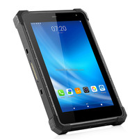 Tableta Robusta con Escáner de Códigos de Barras 1D y 2D, Lector de Pasaportes y Códigos MRZ, Android 13, Resistente al Agua, para Recopilación de Datos