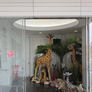 Support Customize <strong>Large</strong> Stuffed Animal Jungle Animals <strong>Large</strong> Fibreglass Animals Life Size <strong>Giraffe</strong> for Party Decorations Props - Product Image 5