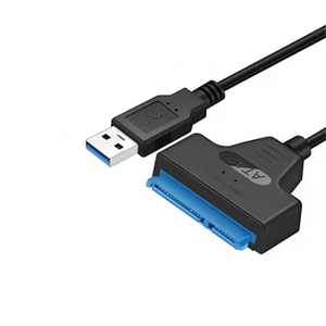 Certificado CE 2,5 pulgadas externo HDD SSD Disco Duro SATA 3 22 pines adaptador de transferencia de datos a USB 3,0 tipo C Cable - Product Image 4