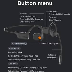 STARSKY Auriculares Deportivos Inalámbricos, Cascos de Conducción Ósea 5,3 con 10H de Tiempo de Reproducción para Música/Llamadas - Product Image 2