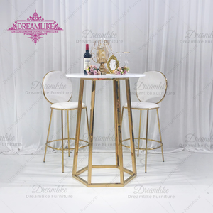 Table de bar moderne en acier inoxydable pour mariage, hôtel, banquets, restaurants, cave à vin - Product Image 3