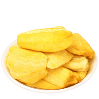 Gedroogde Jackfruit Sample Beschikbaar Natuurlijk Zonder Toegevoegde Suiker Gebakken Zoete Harde Textuur Fruit Snacks