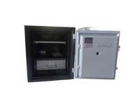 Caja Fuerte YUNOS YNS-52E, Impermeable, con Cerradura Digital Electrónica, Acero Resistente, Uso Interior y Exterior, Hecha en Corea, Lista para Exportar