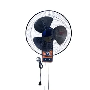 16/18/20 inch Hot selling high-quality plastic black blade wall fans super quiet household wall fans With product manufacturer