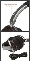 Casque en bois en gros d'approvisionnement d'usine avec Gadgets électroniques de haute qualité et à longue durée de vie de la batterie