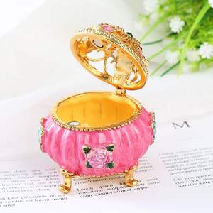 Cajas de Joyería al por Mayor, Estilo Europeo, con Esmalte de Color Diamante, para Collares, Caja de Terciopelo para Joyas - Product Image 3