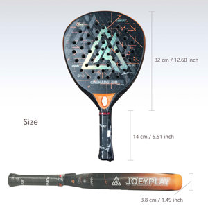 Raqueta de Pádel Profesional de Fibra de Carbono 3D para <span class=keywords><strong>Tenis</strong></span> de Playa con Agarre de Titanio y Núcleo de Espuma EVA Raqueta de <span class=keywords><strong>Tenis</strong></span> Prémium - Product Image 5