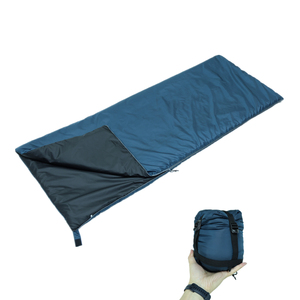 Outdoor Camping Trip Nylon Polyester Silk Like Fiber Envelope <b>Sleeping</b> Bag Washable <b>Blanket</b> Cushion - Product Image 2