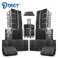 Subwoofer de 18 Pulgadas Sistema PA de 2 Vías con Altavoces Line Array Dobles de 10 Pulgadas Sonido Profesional