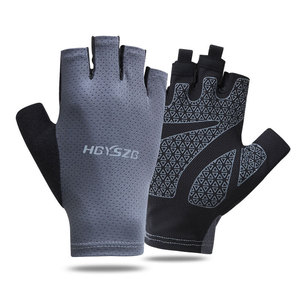 Gants de vélo demi-doigts antidérapants en gel pour sports de plein air et fitness - Product Image 2