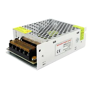 Fonte de alimentação comutada AC/DC de alumínio eficiente 100-240V para DC 5V 30W 6A, regulador de transformador de iluminação LED de baixa tensão