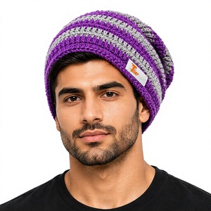 <b>Mens</b> <b>Beanie</b> <b>Hats</b> Neutral Tone Premium Neutral Knit Fabric Winter Cap Modern Comfortable Stretch Fit for Earth Tone Streetwear - Product Image 1