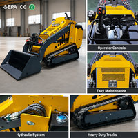Mini-chargeuse sur chenilles compacte hydraulique EPA Euro 5 pour la ferme, livraison gratuite