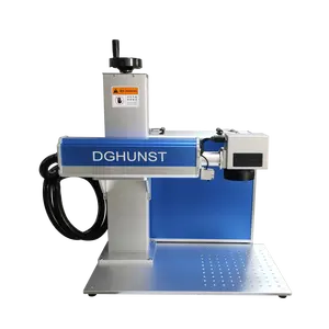 Hunst 20W 30W 50W Fiber Laser Markering Machine Raycus 100*100Mm-300*300Mm Werkgebied Voor Diy Markering Metaal Roestvrij Staal