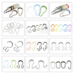 Stainless Steel <b>Shower</b> Curtain Ring Curtain Hook Hanger for Home Use - Product Image 6
