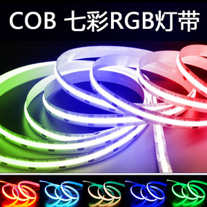 ไฟแถบ LED RGBIC COB ขนาด 5 มม. 8 มม. แรงดันต่ำ ติดตั้งง่าย ความสว่างสูง ไม่กระพริบ ใช้ตกแต่งสร้างบรรยากาศ แสงนุ่มนวล - Product Image 5