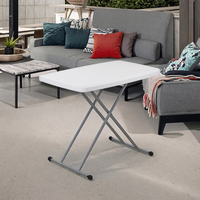Table pliante compacte multifonctionnelle, portable, réglable, mini, pour usage personnel
