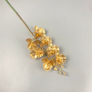 ขนนกยูงประดิษฐ์สีทอง ก้านเดี่ยว พลาสติก ตกแต่งภายนอกบ้าน ตกแต่งบ้านในวันคริสต์มาส - Product Image 2