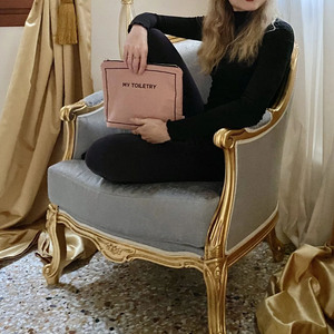 Set di imballaggio rosa essenziale <span class=keywords><strong>con</strong></span> Logo personalizzato Qetesh per il fine settimana da 4 confezioni borsa da viaggio di grande capacità per il viaggio - Product Image 5