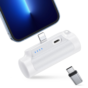 Liquidación de Existencias: Cargador <span class=keywords><strong>Portátil</strong></span> USB para iPhone con Batería Integrada de 5000mAh, <span class=keywords><strong>Mini</strong></span> Power Bank en Forma de Cápsula - Product Image 3