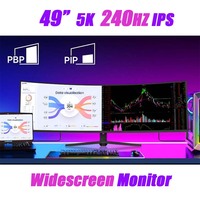 Wholesale UNISAGA 49 Inch Curved VA Monitor 5K 120Hz for PC Gaming Office Use 3ms Response 100% RGB Wide Screen
