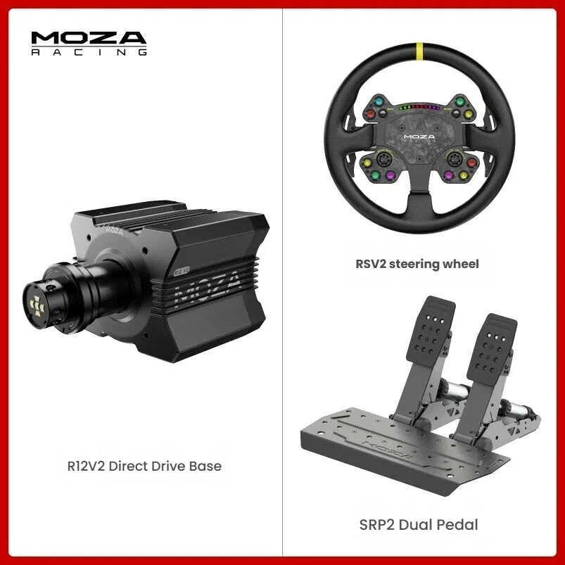 Black-R12 V2 + RS + SRP2 แป้นเหยียบ 2 ชิ้น