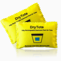 Sachet déshydratant réutilisable en gel de silice avec indicateur de changement de couleur pour sacs de transport, armoires et salles de bain