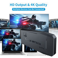 Console de jeu rétro 64G Stick Lite 4K M8, lecteur de Machine HD sans fil, famille Mini 10000 TV box, jeu vidéo rétro Stick 4k 64 go