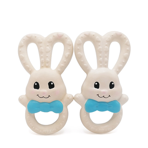 100% venta al por mayor bebé <span class=keywords><strong>mordedor</strong></span> juguete aceptable silicona suave conejito nuevo diseño de dibujos animados molinillo de dientes preferido del bebé - Product Image 2