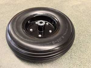 Roue en PU solide et durable, résistante à l'usure, pour chariot à faible vitesse, brouette, chariot à main robuste, roues plates sans chambre à air - Product Image 3